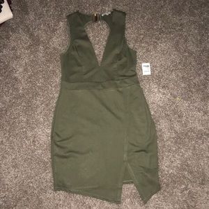 Olive Green Dress